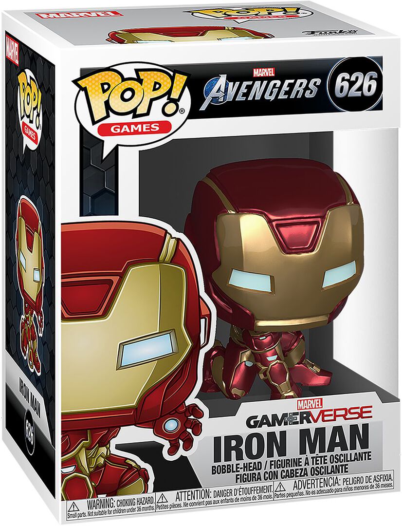 Figurine Funko Pop! N&deg;626 | Avengers Le Jeu | Iron Man